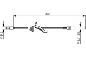 Bosch Ντίζα, Φρένο Ακινητοποίησης - 1 987 482 188