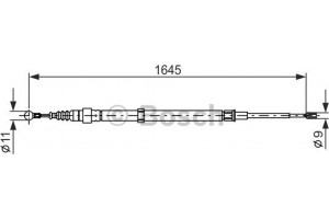 Bosch Ντίζα, Φρένο Ακινητοποίησης - 1 987 482 191