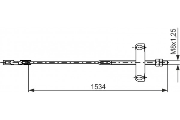 Bosch Ντίζα, Φρένο Ακινητοποίησης - 1 987 482 195