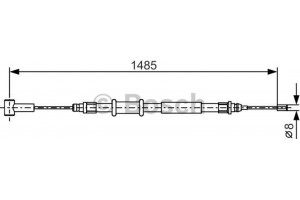 Bosch Ντίζα, Φρένο Ακινητοποίησης - 1 987 482 214