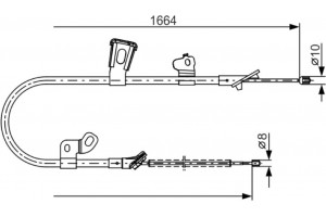 Bosch Ντίζα, Φρένο Ακινητοποίησης - 1 987 482 219