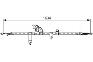 Bosch Ντίζα, Φρένο Ακινητοποίησης - 1 987 482 222
