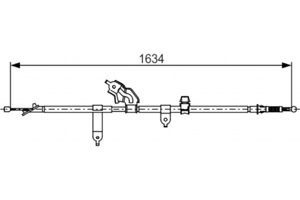 Bosch Ντίζα, Φρένο Ακινητοποίησης - 1 987 482 222