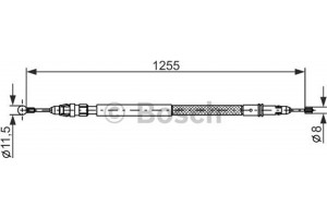 Bosch Ντίζα, Φρένο Ακινητοποίησης - 1 987 482 235