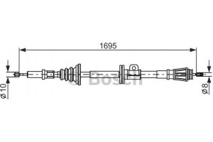 Bosch Ντίζα, Φρένο Ακινητοποίησης - 1 987 482 262