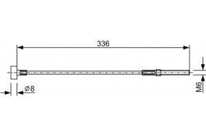 Bosch Ντίζα, Φρένο Ακινητοποίησης - 1 987 482 273