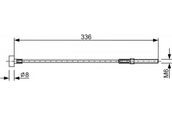 Bosch Ντίζα, Φρένο Ακινητοποίησης - 1 987 482 273