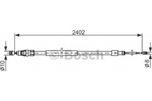 Bosch Ντίζα, Φρένο Ακινητοποίησης - 1 987 482 276