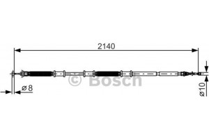 Bosch Ντίζα, Φρένο Ακινητοποίησης - 1 987 482 287