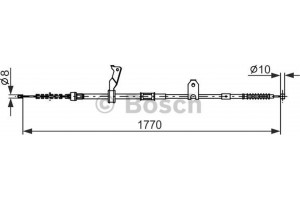 Bosch Ντίζα, Φρένο Ακινητοποίησης - 1 987 482 300