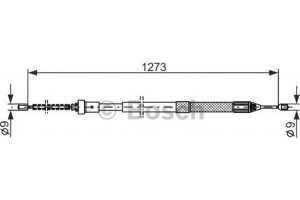 Bosch Ντίζα, Φρένο Ακινητοποίησης - 1 987 482 308