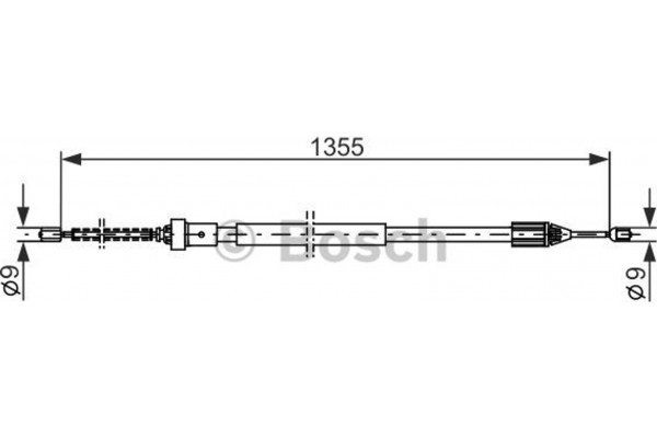 Bosch Ντίζα, Φρένο Ακινητοποίησης - 1 987 482 309