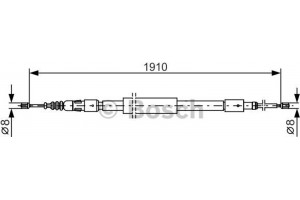 Bosch Ντίζα, Φρένο Ακινητοποίησης - 1 987 482 318