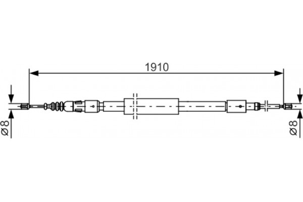 Bosch Ντίζα, Φρένο Ακινητοποίησης - 1 987 482 318