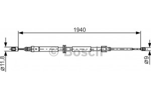 Bosch Ντίζα, Φρένο Ακινητοποίησης - 1 987 482 325