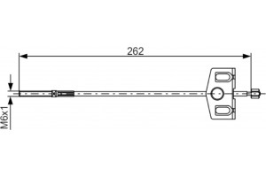 Bosch Ντίζα, Φρένο Ακινητοποίησης - 1 987 482 337