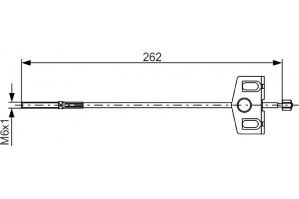 Bosch Ντίζα, Φρένο Ακινητοποίησης - 1 987 482 337 Bosch Ντίζα, Φρένο Ακινητοποίησης - 1 987 482 337