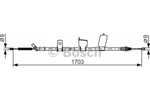 Bosch Ντίζα, Φρένο Ακινητοποίησης - 1 987 482 338