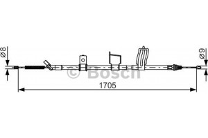 Bosch Ντίζα, Φρένο Ακινητοποίησης - 1 987 482 339