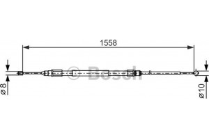 Bosch Ντίζα, Φρένο Ακινητοποίησης - 1 987 482 368