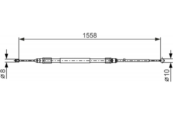 Bosch Ντίζα, Φρένο Ακινητοποίησης - 1 987 482 368 Bosch Ντίζα, Φρένο Ακινητοποίησης - 1 987 482 368