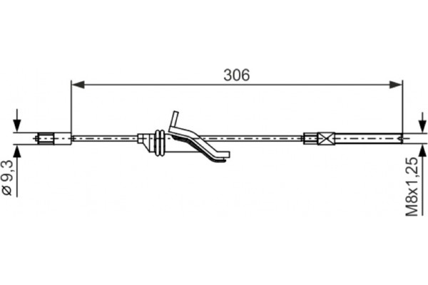 Bosch Ντίζα, Φρένο Ακινητοποίησης - 1 987 482 369