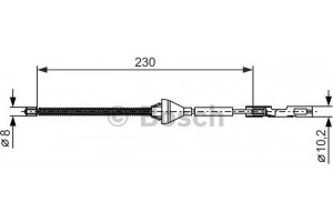 Bosch Ντίζα, Φρένο Ακινητοποίησης - 1 987 482 370
