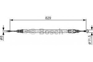 Bosch Ντίζα, Φρένο Ακινητοποίησης - 1 987 482 372
