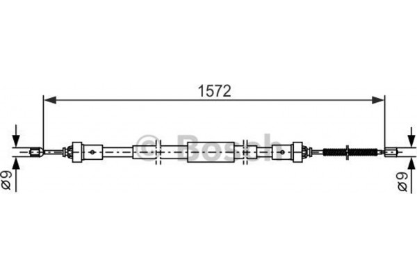 Bosch Ντίζα, Φρένο Ακινητοποίησης - 1 987 482 384