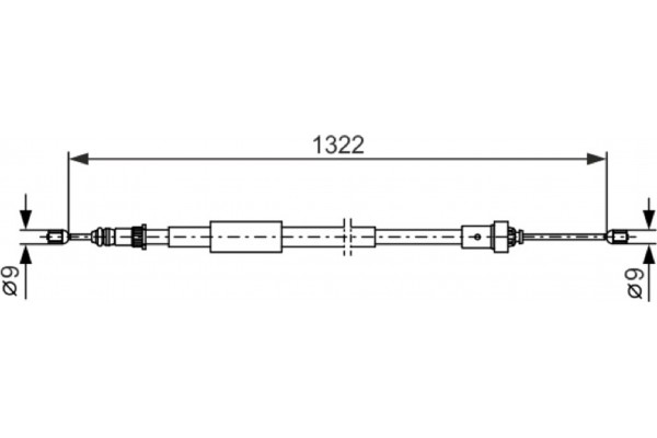 Bosch Ντίζα, Φρένο Ακινητοποίησης - 1 987 482 385