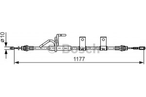 Bosch Ντίζα, Φρένο Ακινητοποίησης - 1 987 482 404