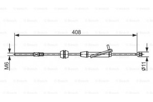 Bosch Ντίζα, Φρένο Ακινητοποίησης - 1 987 482 421