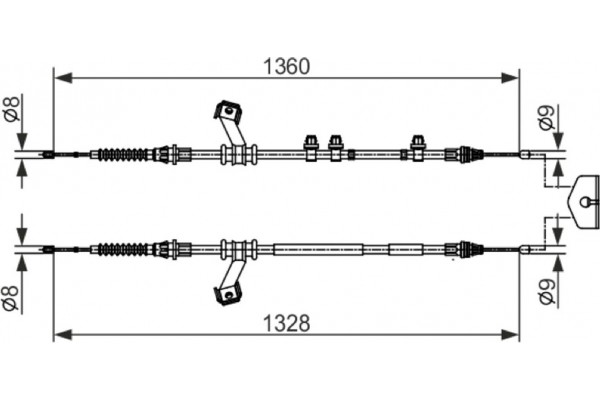 Bosch Ντίζα, Φρένο Ακινητοποίησης - 1 987 482 422