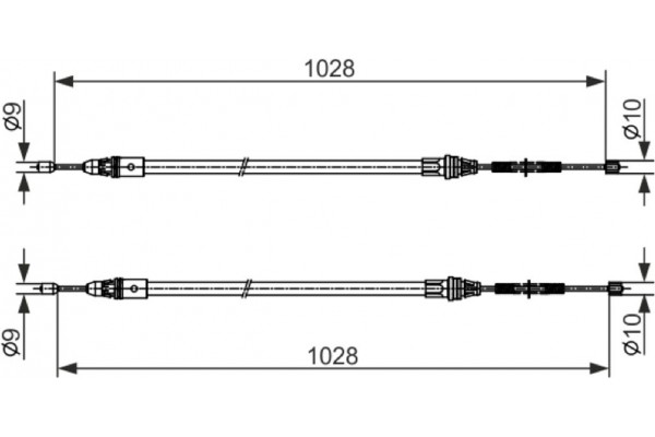 Bosch Ντίζα, Φρένο Ακινητοποίησης - 1 987 482 423