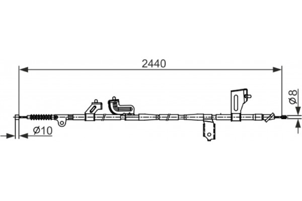 Bosch Ντίζα, Φρένο Ακινητοποίησης - 1 987 482 425