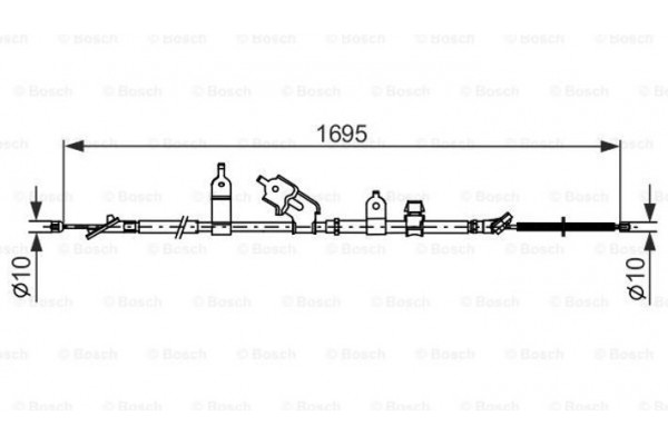 Bosch Ντίζα, Φρένο Ακινητοποίησης - 1 987 482 464