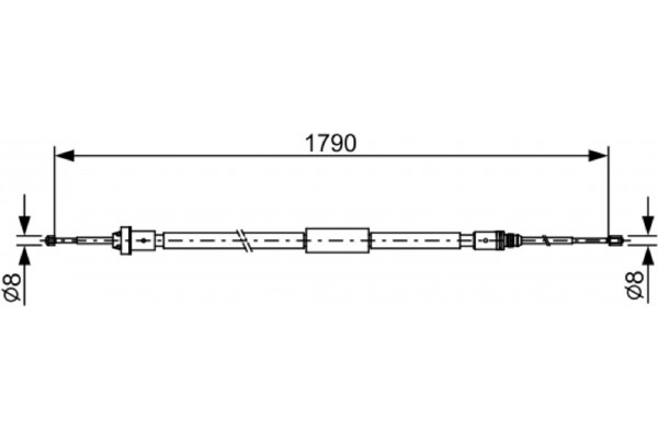 Bosch Ντίζα, Φρένο Ακινητοποίησης - 1 987 482 495