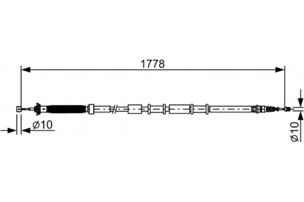 Bosch Ντίζα, Φρένο Ακινητοποίησης - 1 987 482 509