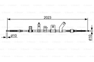 Bosch Ντίζα, Φρένο Ακινητοποίησης - 1 987 482 515