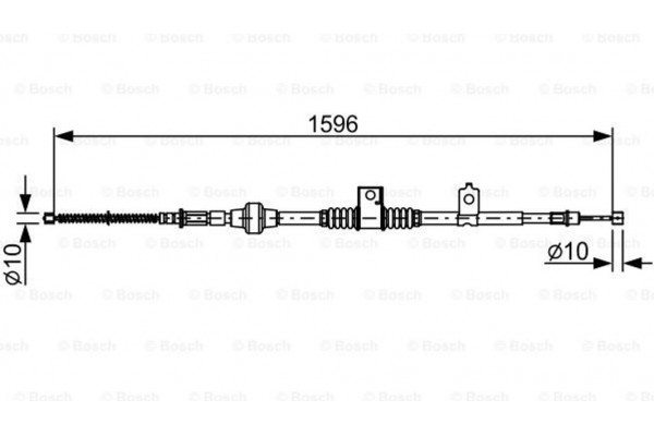Bosch Ντίζα, Φρένο Ακινητοποίησης - 1 987 482 520