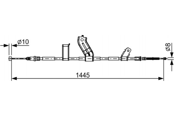 Bosch Ντίζα, Φρένο Ακινητοποίησης - 1 987 482 523