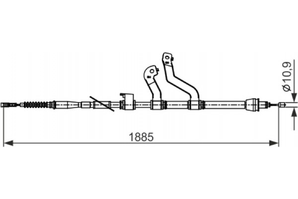 Bosch Ντίζα, Φρένο Ακινητοποίησης - 1 987 482 573