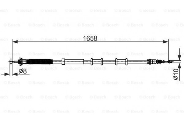 Bosch Ντίζα, Φρένο Ακινητοποίησης - 1 987 482 581