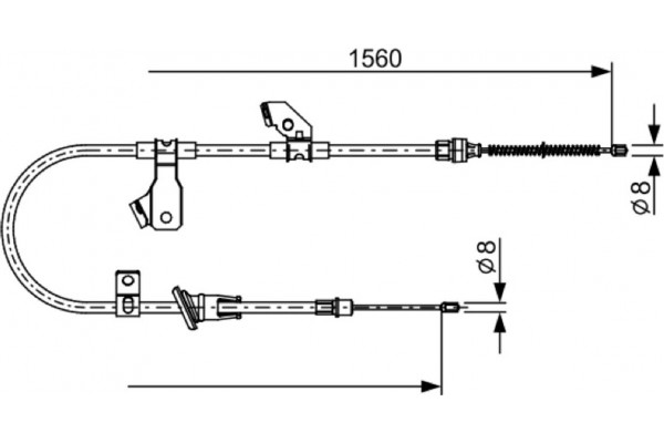 Bosch Ντίζα, Φρένο Ακινητοποίησης - 1 987 482 626