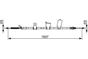 Bosch Ντίζα, Φρένο Ακινητοποίησης - 1 987 482 627