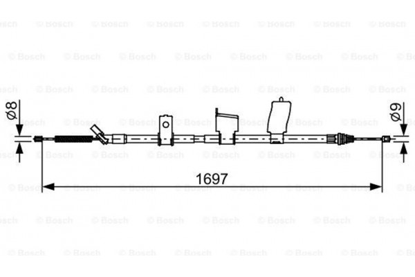 Bosch Ντίζα, Φρένο Ακινητοποίησης - 1 987 482 627