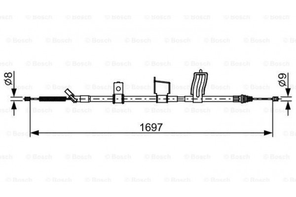 Bosch Ντίζα, Φρένο Ακινητοποίησης - 1 987 482 628