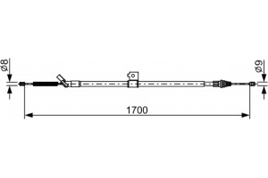 Bosch Ντίζα, Φρένο Ακινητοποίησης - 1 987 482 631