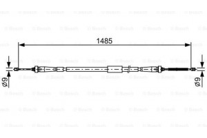 Bosch Ντίζα, Φρένο Ακινητοποίησης - 1 987 482 637