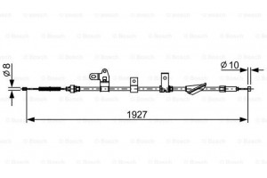 Bosch Ντίζα, Φρένο Ακινητοποίησης - 1 987 482 649